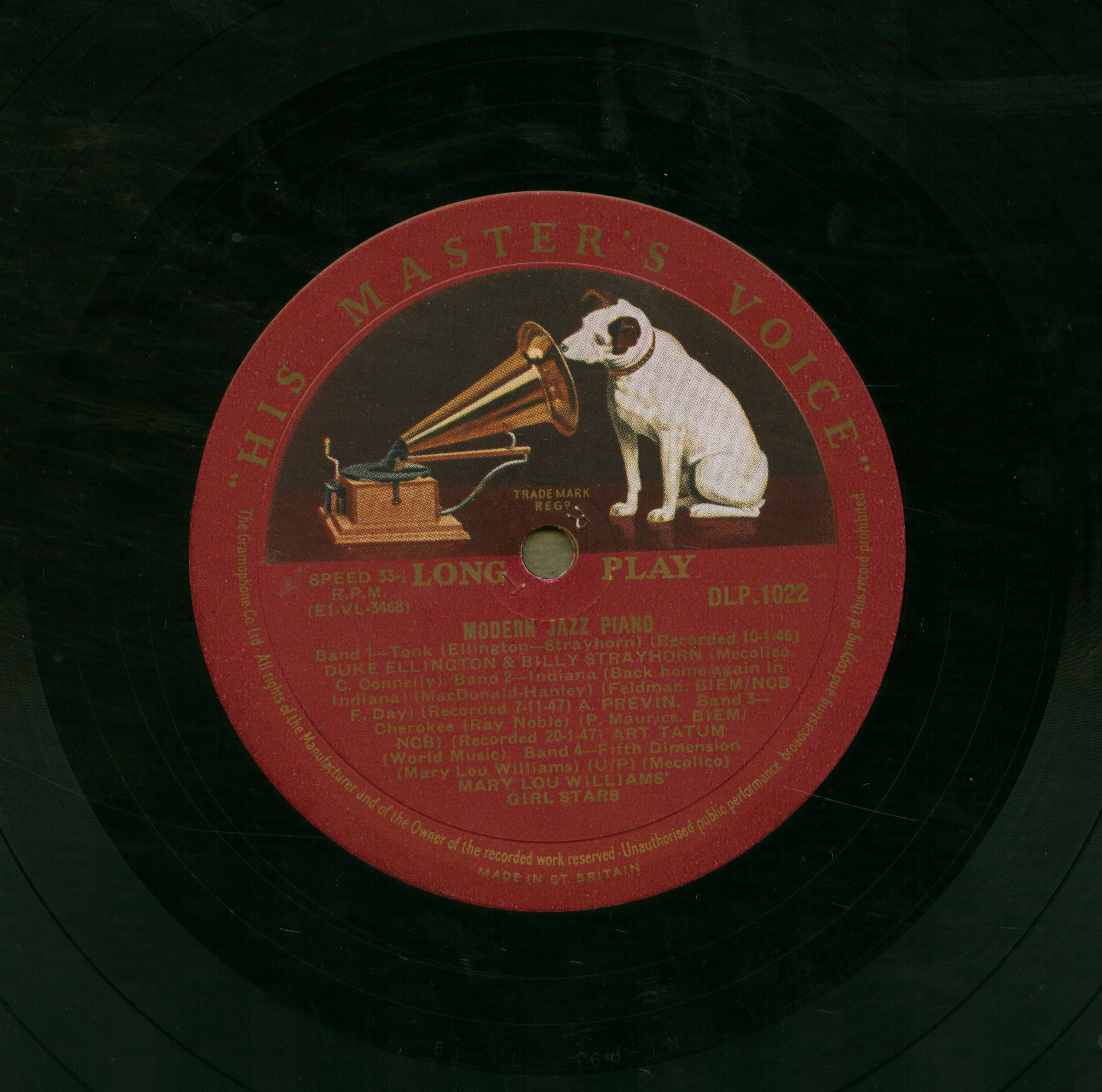 Modern jazz piano